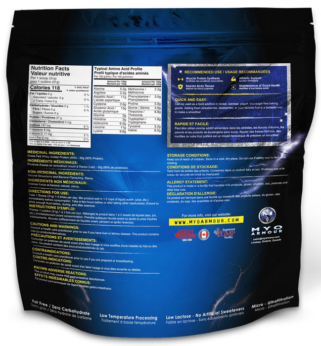 Grassfed Whey Isolate 2lbs