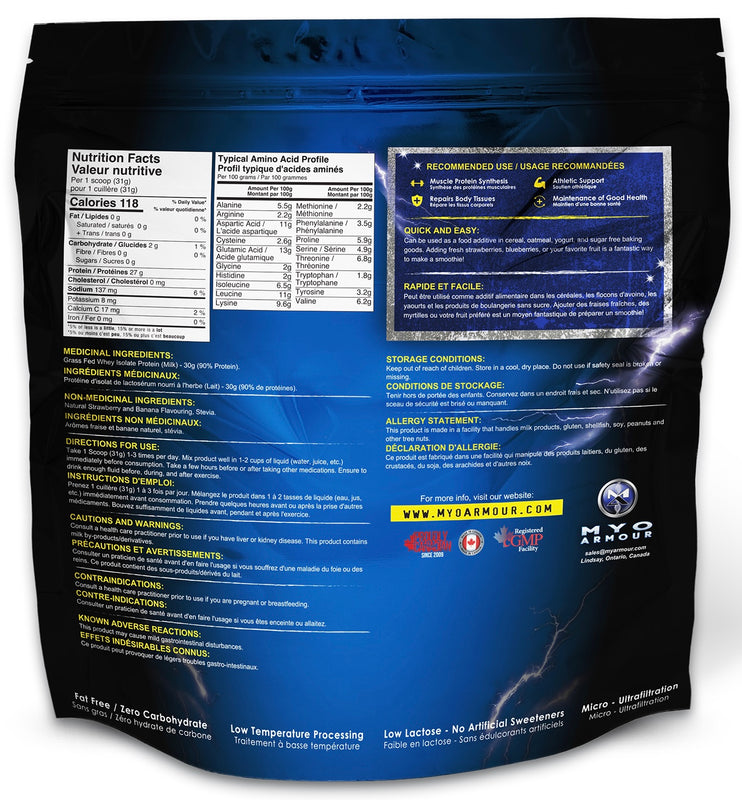 Grassfed Whey Isolate 2lbs
